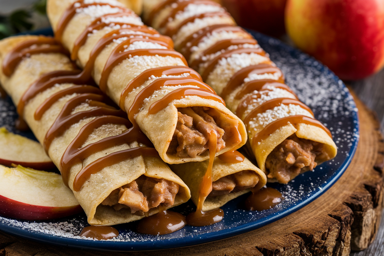 Air Fryer Apple Pie Taquitos Recipe | Crispy & Delicious Dessert