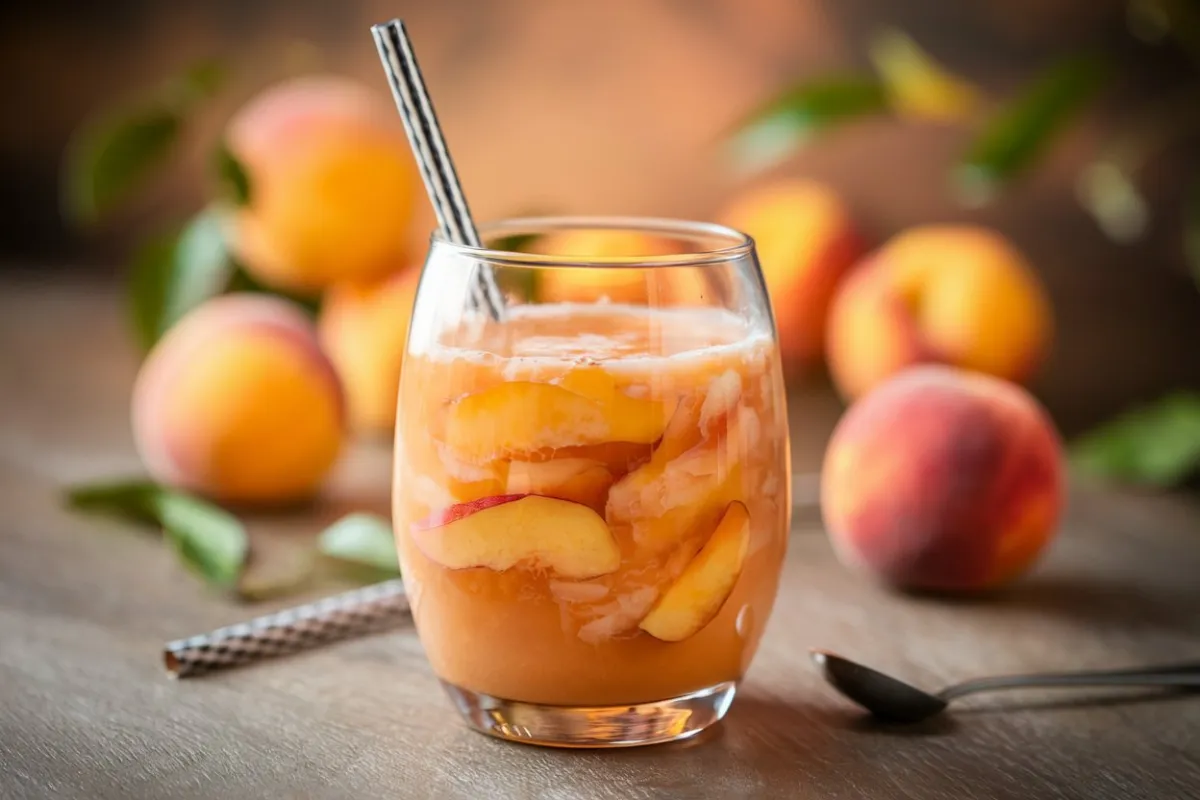 Pure Peach Juice with Pulp