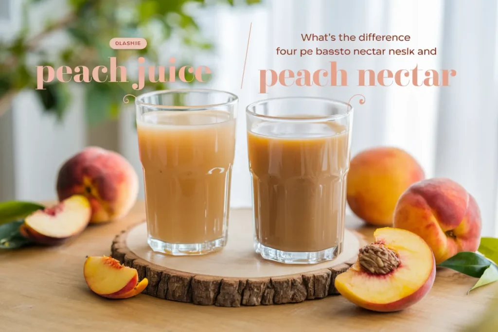 What’s the Difference Between Peach Nectar and Peach Juice