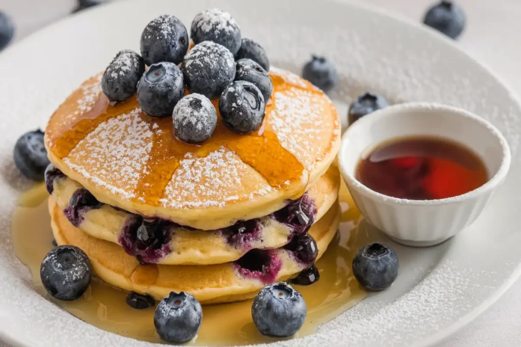 Lemon Blueberry Pancakes