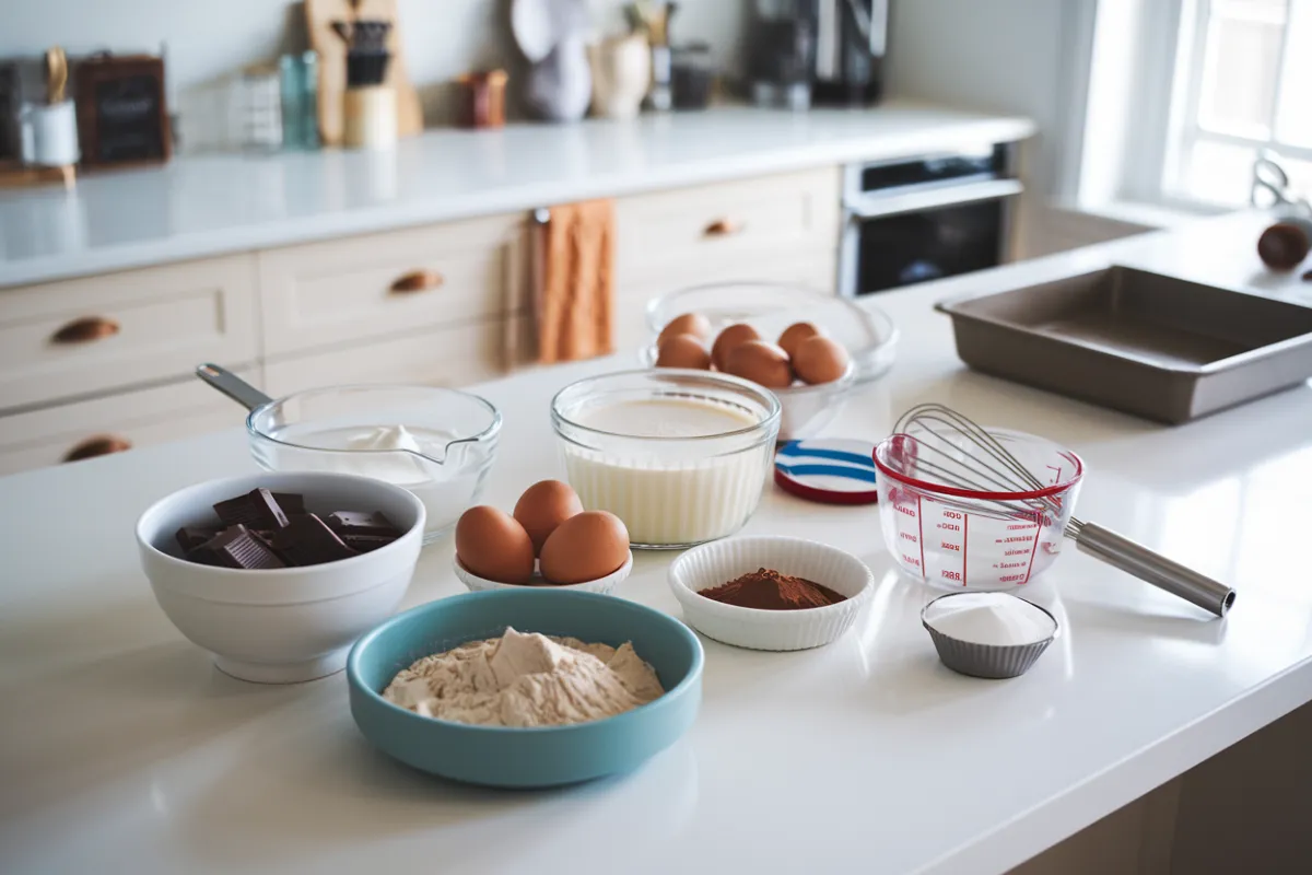 creamy chocolate mousse dessert