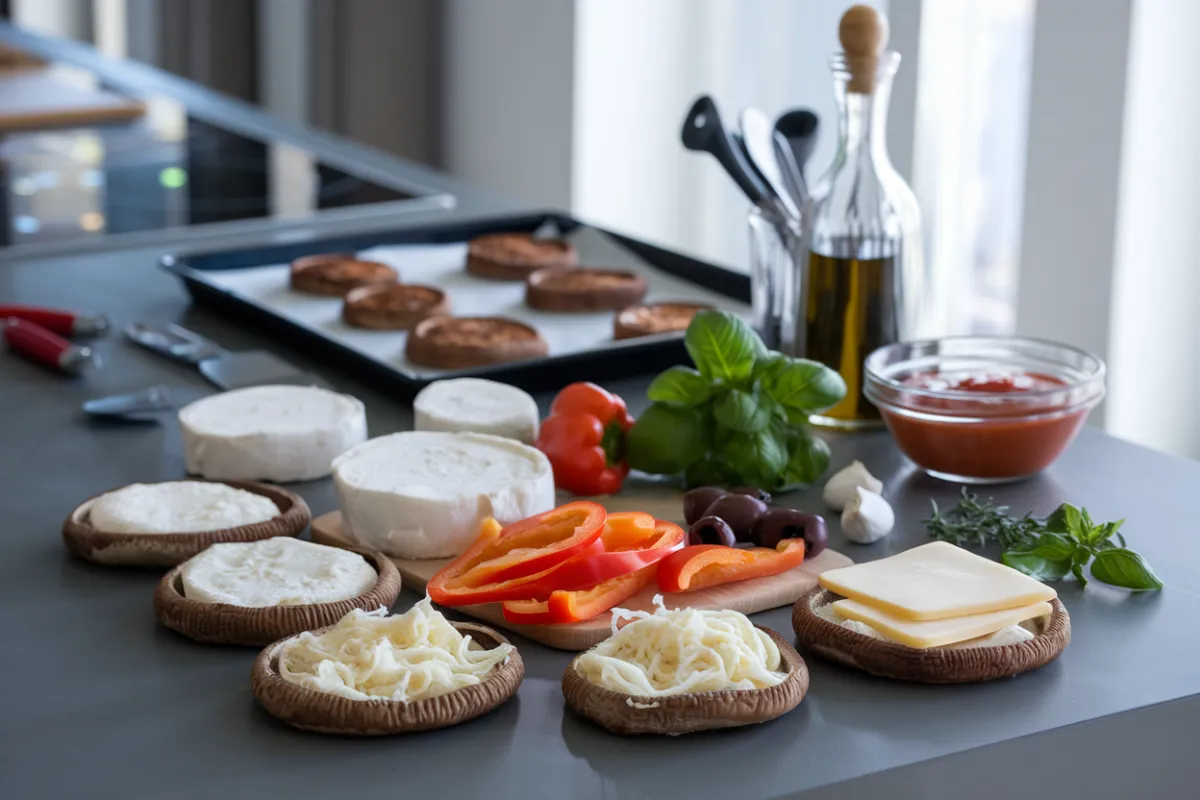 Portobello Mushroom Pizzas: A Healthy, Gluten-Free Pizza Alternative