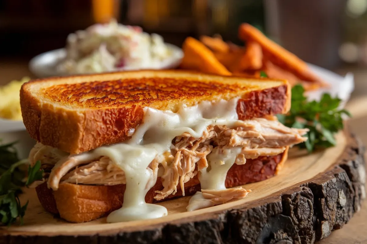 BBQ Chicken Grilled Cheese