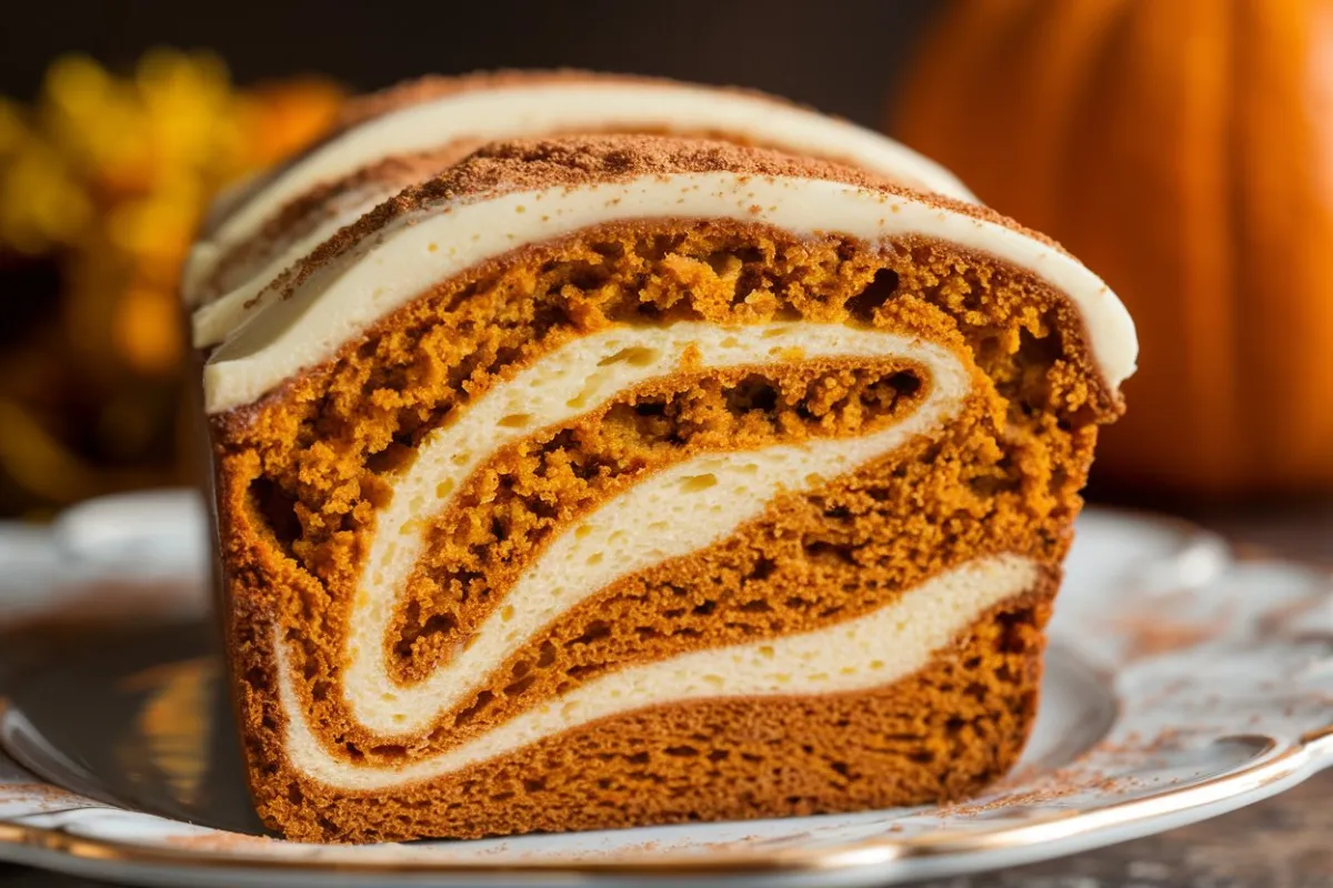 Pumpkin Cream Cheese Bread