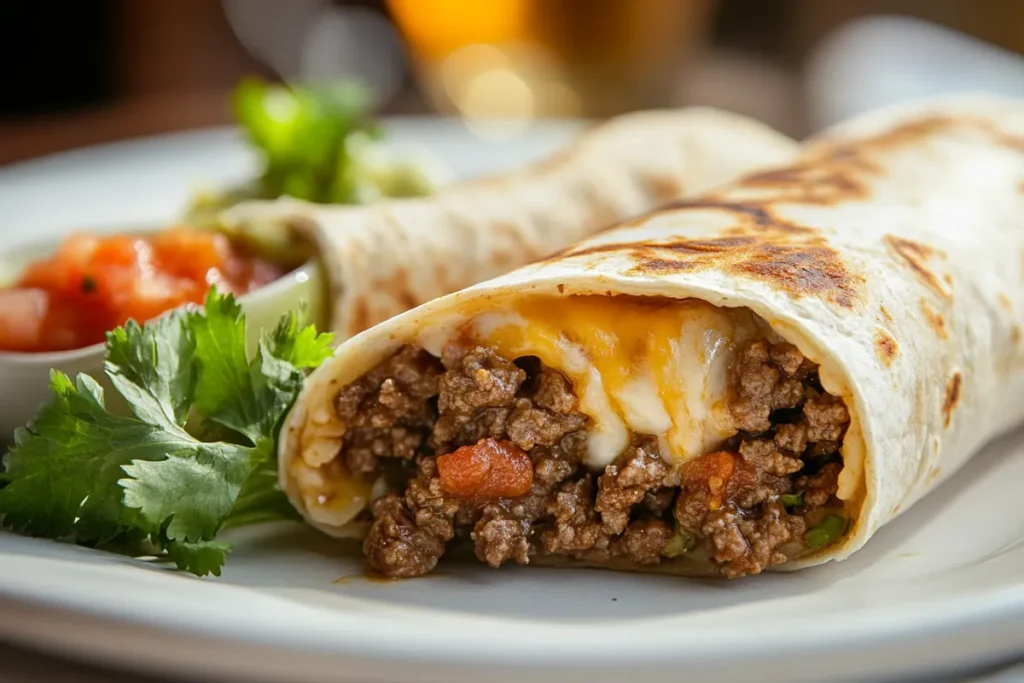 Nacho Cheese Beef Wrap