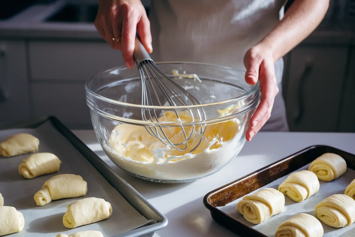 Lemon Cheesecake Crescent Rolls