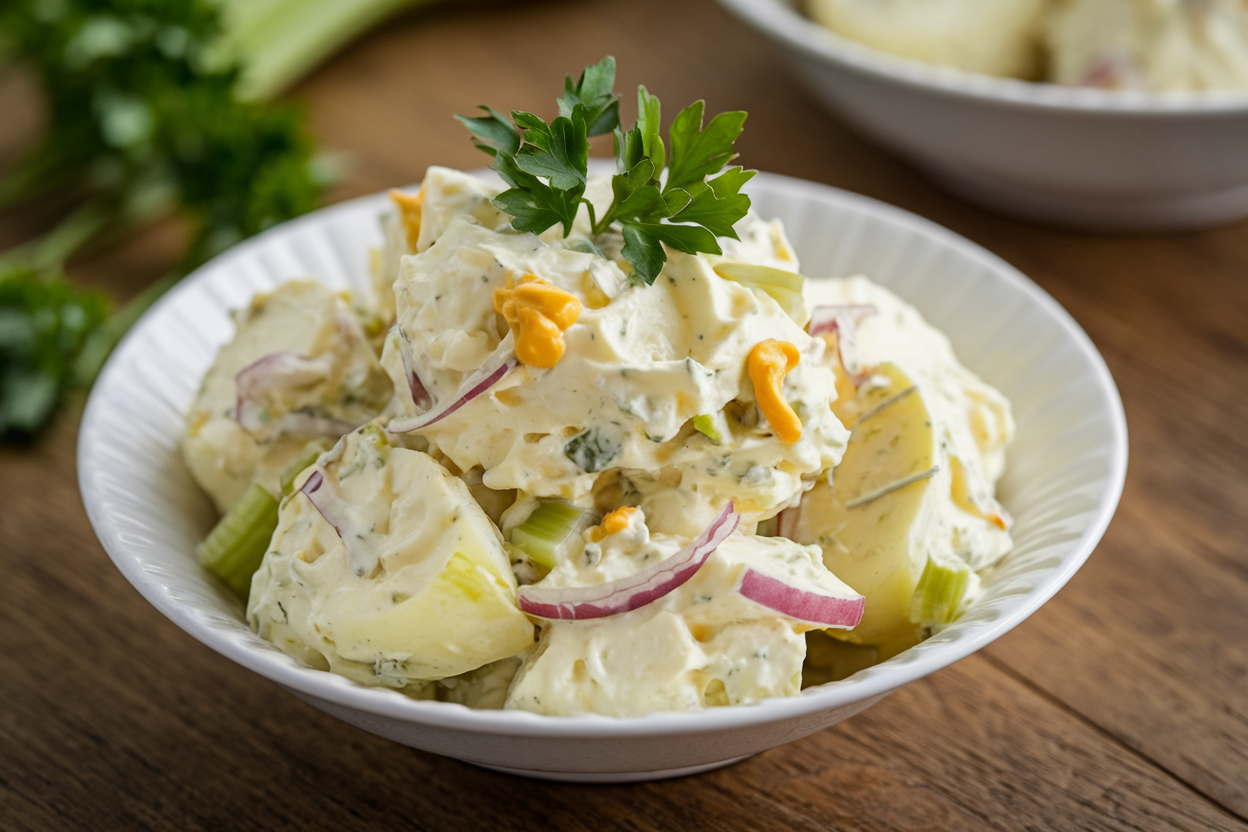 Homemade potato salad