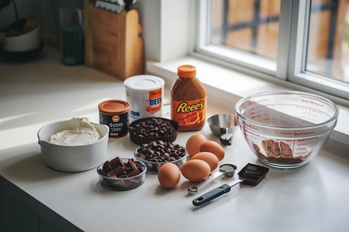 Caramel Cheesecake Reese's Ingredients