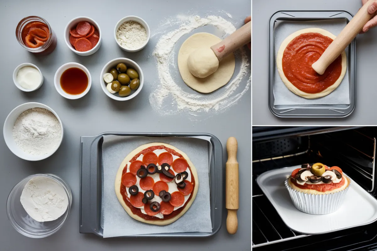 Pizza Cupcakes Ingredients