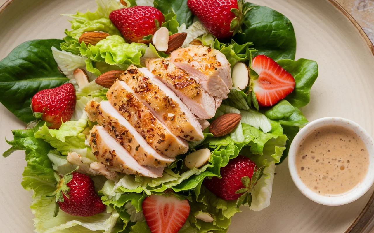 Easy and Healthy Strawberry Chicken Salad Recipe for Summer