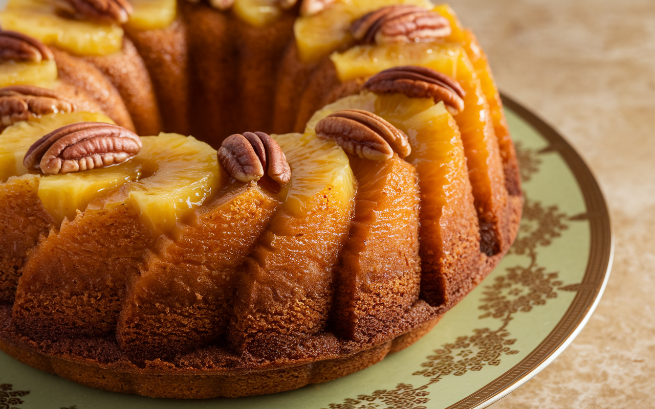 The Ultimate Pineapple Upside-Down Bundt Cake Recipe | Easy and DeliciouS