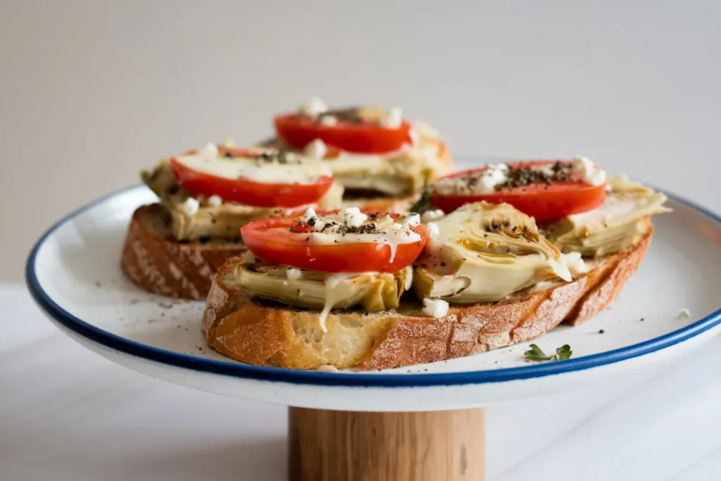 Bruschetta with artichokes