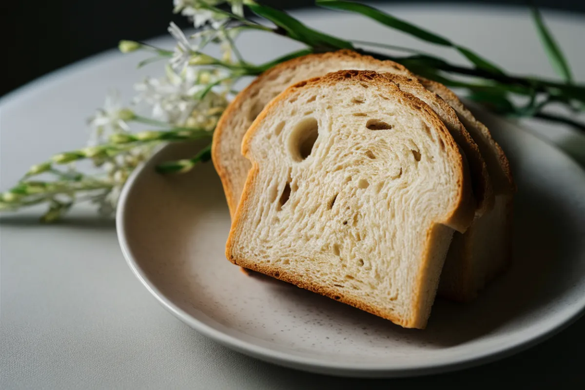 Homemade white bread