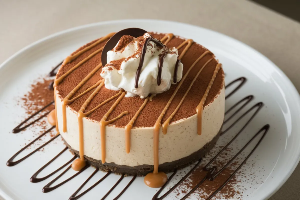 coffee-flavored cheesecake