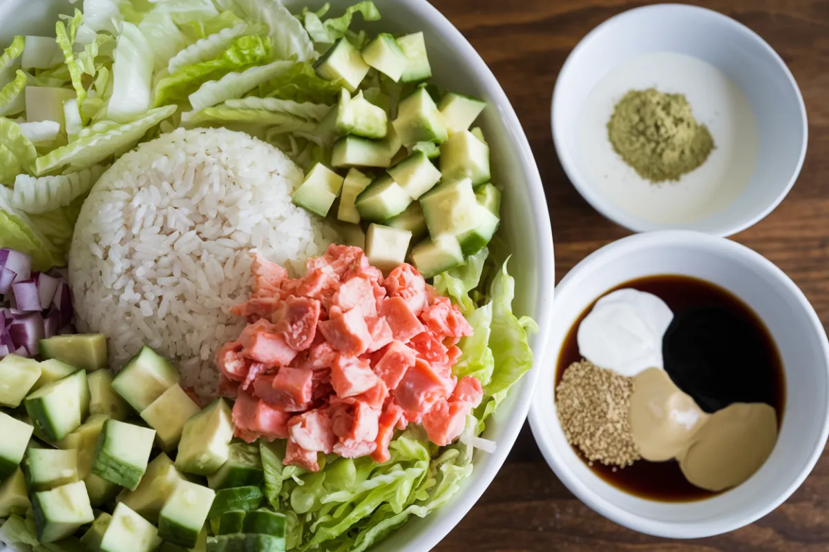 sushi roll salad