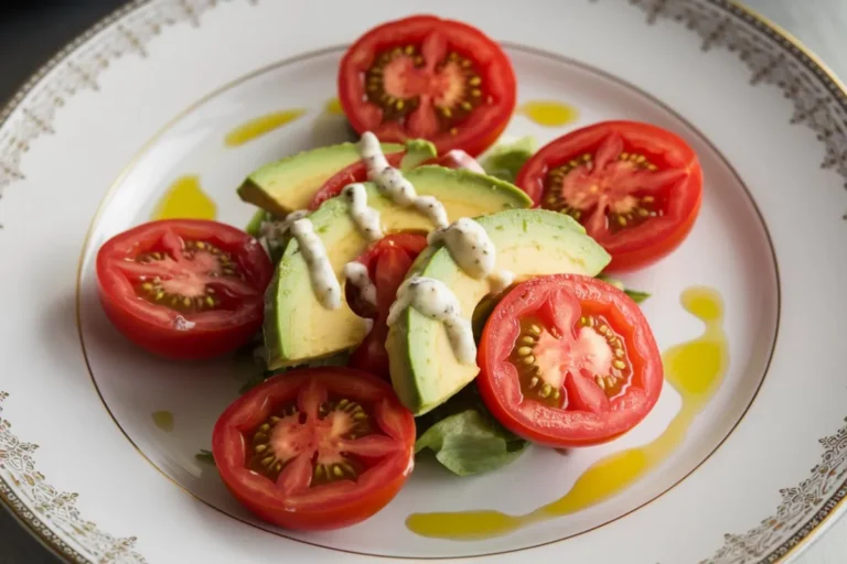 Tomato avocado salad
