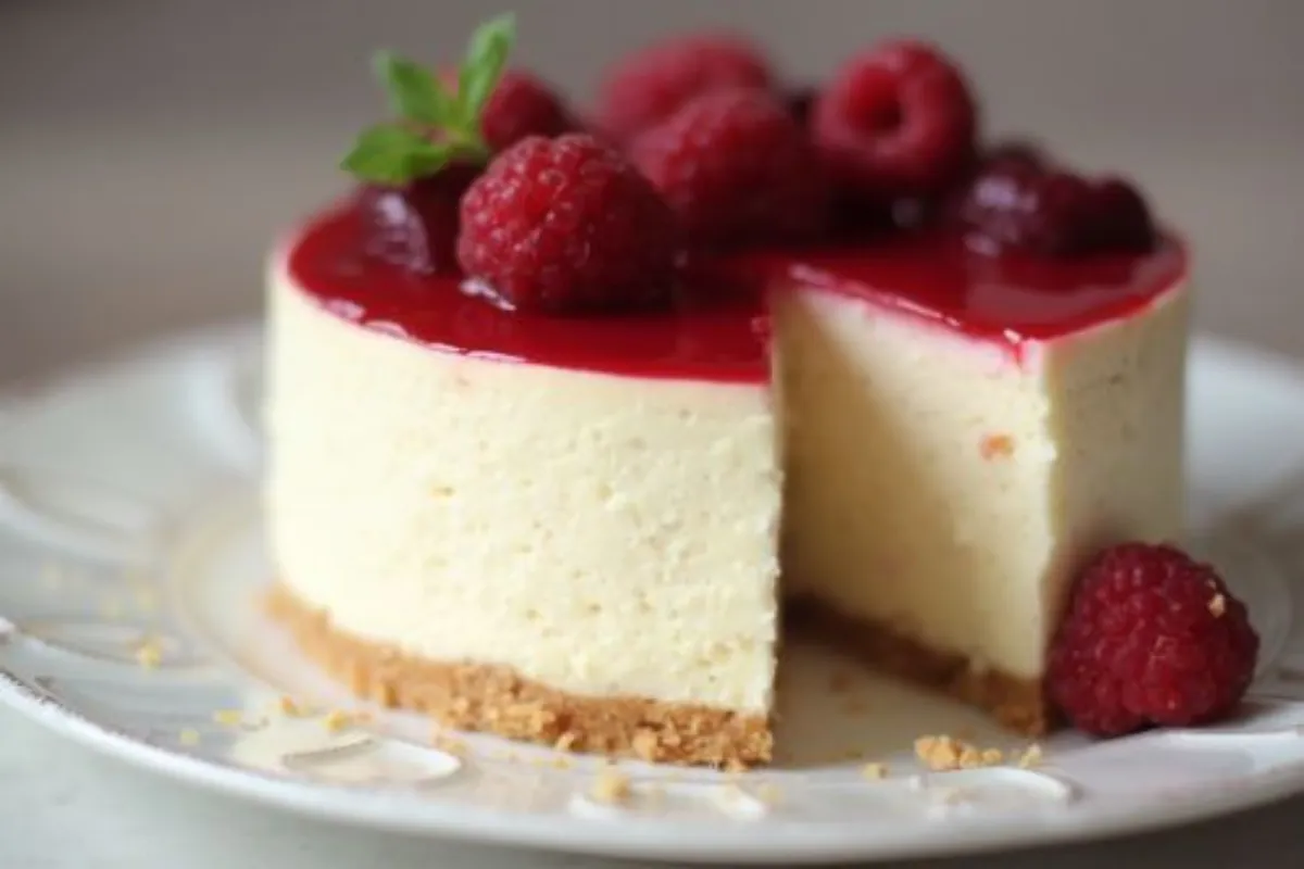 White chocolate cheesecake