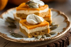 Pumpkin spice cream cheese bars