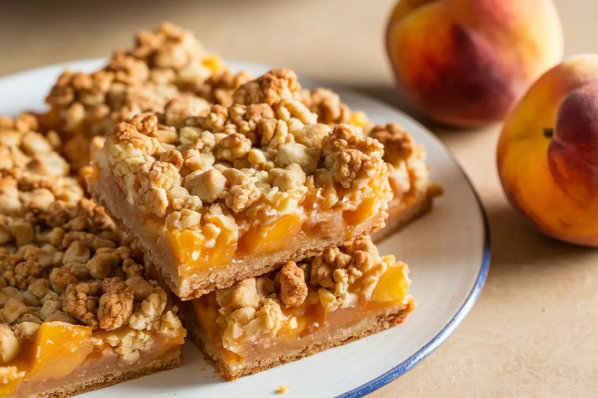 Peach bars recipe