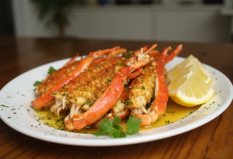 Baked Crab Legs in Butter Sauce: A Gourmet Seafood Delight