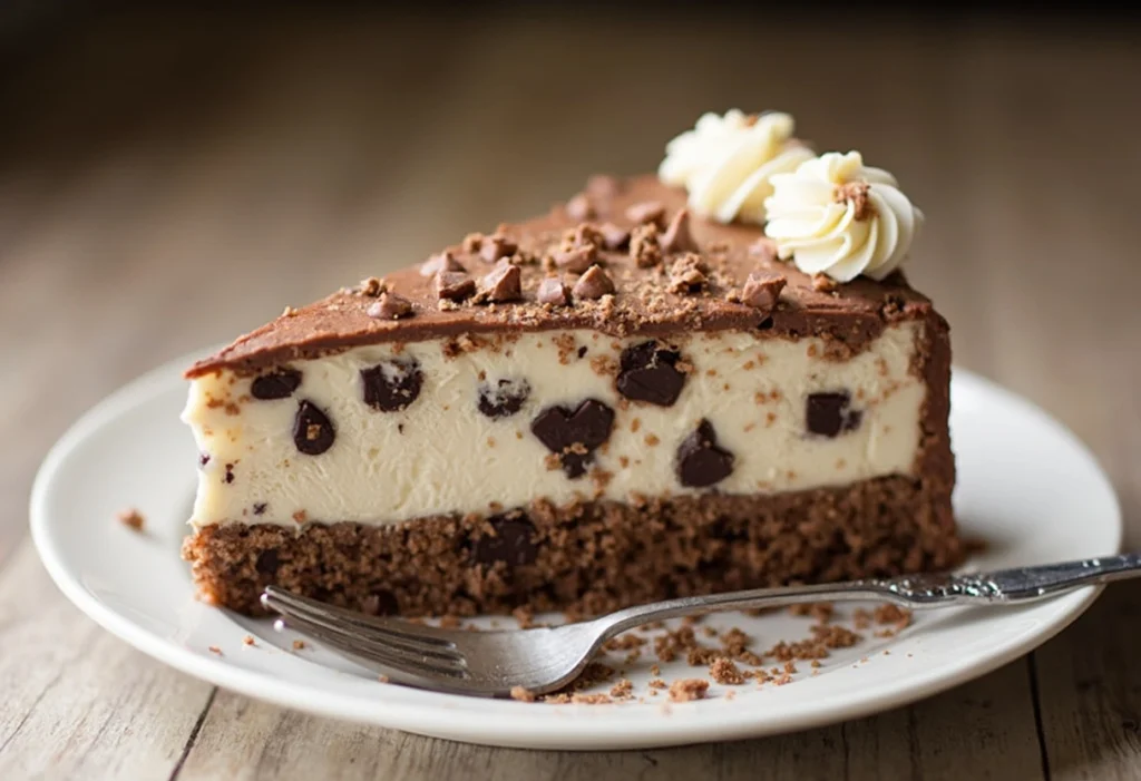 Cookie dough ice cream cake