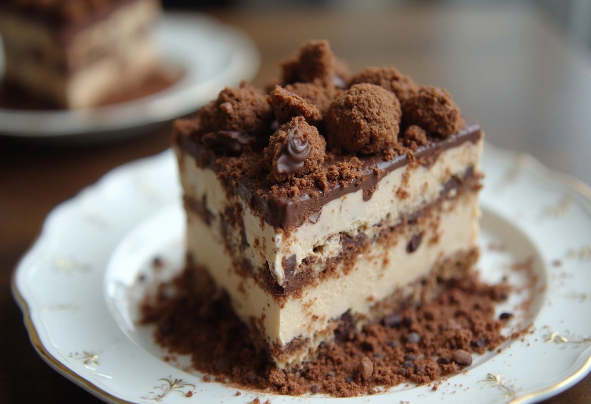 Frozen cookie dough dessert