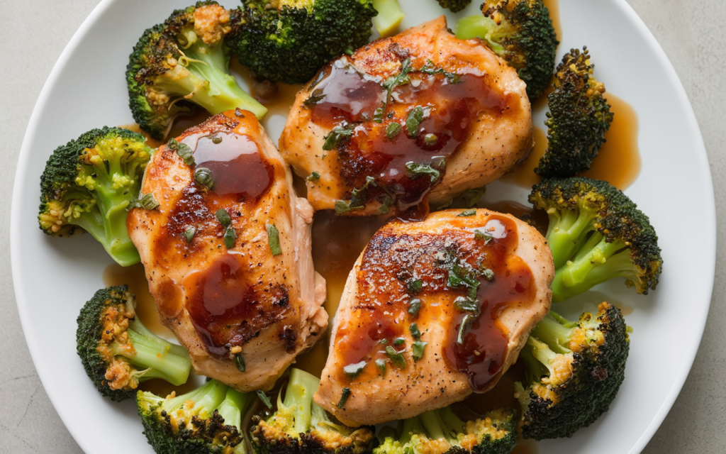 Bourbon Chicken with Broccoli Recipe - Sweet and Savory Delight