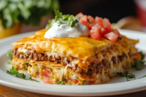 Crunchwrap Casserole